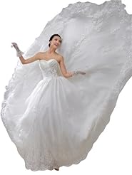 Strapless  Sweetheart Taffeta Fitted Lace  Ball Gown  Dress