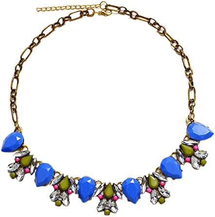 OVERMAL Summer Candy Color Water Drops Bubble Necklace Choker