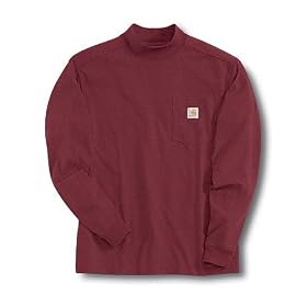 Carhartt Mens Long Sleeve Work-Dry Mock Turtleneck by Carhartt