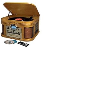 Crosley CR247-OA Composer CD Recorder (Oak)