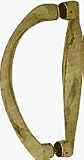 CRL 6 Antique Brass Back-To-Back Sculptured Solid Pull Handle