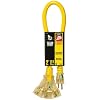 Yellow Jacket 2882 12/3 Heavy-Duty 15-Amp SJTW Contractor Extension Cord with Lighted Power Block, 2-Feet