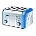 Breville Opula Collection VTT337 Stainless Steel 4 Slice Toaster, Topaz Blue