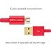 Hi-mobiler High Speed 10ft USB 2.0 a Male to Micro B Cable with Gold-plated Connectors for Samsung Lg HTC and Other Tablet Smartphone (Red)