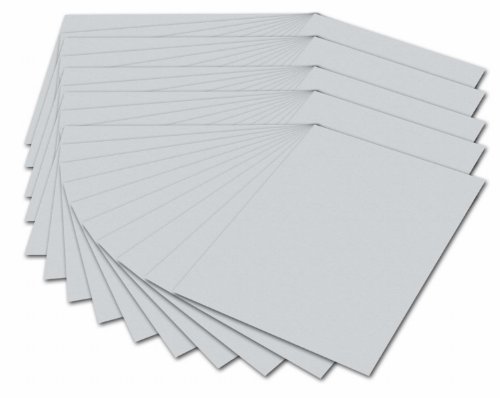 Folia 614 50 80 - Fotokarton 300 g m² DIN A4 50 Blatt hellgrau