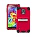 Trident Kraken AMS Series Case for Samsung Galaxy S5 - Retail Packaging - Red