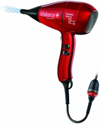 Hair Blow Dryer Swiss Nano 9200 Superionic T Red