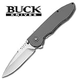 Buck Folding Knife Deep Platinum Sirus by Buck