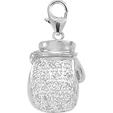 14K White Gold Diamond Boxing Glove Charm