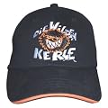 Wilde Kerle Baseball Cap, verstellbar, schwarz/orange,