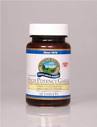 Nature's Sunshine Garlic, High Potency, Synerpro Dietary Supplement Supports Immune System 60 Tablets