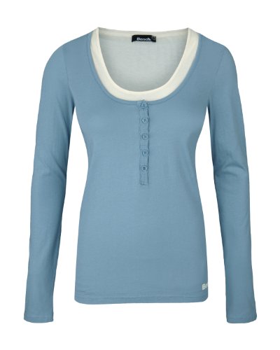 Bench Damen Longlseeve Shirt Chipper, ashley blue, L, BLGA2204_BL149 Preisvergleich