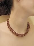 Coil Tube -- Beaded Necklace#425