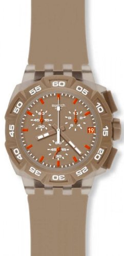 Swatch Beige Hero Chrono Mens Watch SUIT400