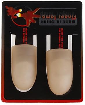 TY Automatic LED Finger Lamp Flashlights - Red (2-Pack)