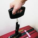 『ベルト式吊り下げデジタルスケール』スーツケースの計量に【50kg】