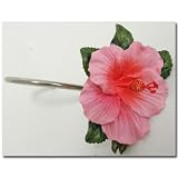 Surfs up Hibiscus Shower Curtain Hooks