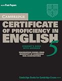 Cambridge Certificate of Proficiency in English 5 Student's Book with Answers: Examination Papers from University of Cambridge ESOL Examinations (CPE Practice Tests)
