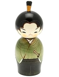 Home: Usaburo Japanese Kokeshi Doll, Hiro the Junior Samurai - Usaburo