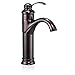 FREUER Pompa Collection: Tall Bathroom Sink Faucet, Oil Rubbed Bronze