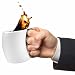 Fred & Friends Fisticup Metallic-Handled Ceramic Mug