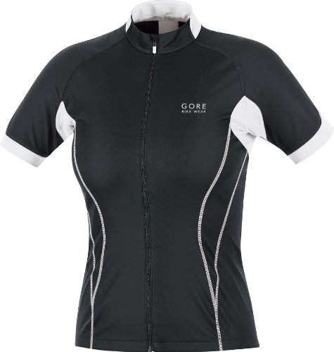 GORE BIKE WEAR Damen Fahrradtrikot OXYGEN WINDSTOPPER&reg; Soft Shell, black/white, 36