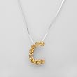Necklace With 2.00ctw Genuine Citrines Crafted in 925 Sterling silver Length 16in