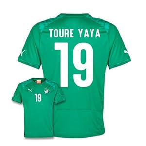 2014-15 Ivory Coast World Cup Away Shirt (Toure Yaya 19)