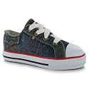 Lee Cooper Denim Low Canvas Shoes Infants