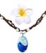 Joy day Costume Necklace for Moana Dress Up Accessories for Girls Halloween Party Favors (Blue)