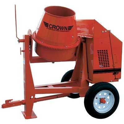 C3-CE 0.5 - 3 cu ft Concrete Mixer - 0.5 HP Electric w/ Optional Lighting Kit