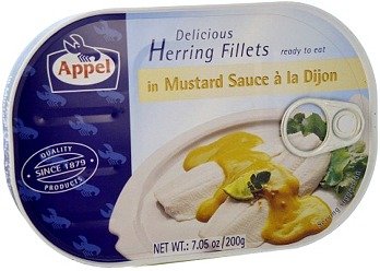 Appel Herring Fillets in Mustard a la Dijon Sauce ( 7.05 oz ) by Canned Foods