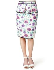 Limited Collection Floral Peplum & Pencil Skirt