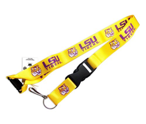 Lsu Tigers Clip Lanyard Keychain Id Ticket Champions