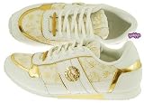 Baby Phat Clarris Classic Trainers (Wht/Gold)