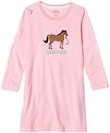 Hatley Girls 2-6x Kids Night Dress -Horse Jumper,Pink,5