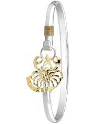 Sterling Silver Zodiac Cancer Bangle