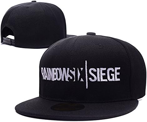 YINGMIN Tom Clancy's Rainbow Six Siege Logo Adjustable Snapback Embroidery Hats Caps