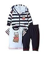 Pitter Patter Baby Gifts Conjunto (Azul Marino)