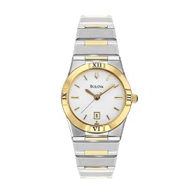 Bulova Ladies Bracelet Calendar Watch #98M002