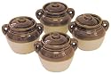 R & M International 10 Ounce Individual Bean Pot, Set of 4