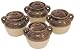 R & M International 10 Ounce Individual Bean Pot, Set of 4