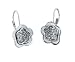 Guess - UBE31114 - Boucles d'Oreilles Femme - Métal Argent - Fleurs - Strass - 5 cm
