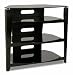 TechCraft BCE32 Wide Tall Boy Home Theater Stand (Black)
