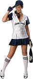Adult Sexy Baseball Player Costume (Size:X-SM 2-6)