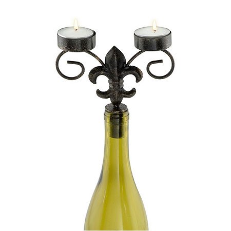 Fleur De Lis Wine 2 Tealights