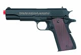Soft Air Colt 1911 Spring Powered Pistol, Black/Brown