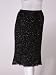 CHARLES CHANG Sequin Skirt in Black