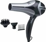 HOT TOOLS HT7000Q Whisper Quiet Ionic Dryer, Black/Silver
