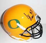 Lamichael James Autographed/Hand Signed Oregon Ducks Mini Helmet Yellow